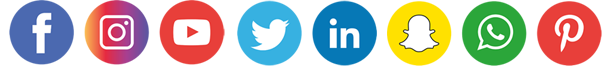 social media logo's